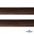 Кант атласный 074, шир. 12 мм (в упак. 65,8 м), цвет коричневый - купить в Твери. Цена: 237.16 руб.