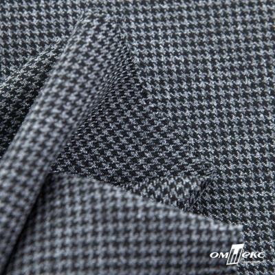 Ткань костюмная Пье-де-пуль 24013, 210 гр/м2, шир.150см, цвет чёрн/св.серый - купить в Твери. Цена 334.18 руб.