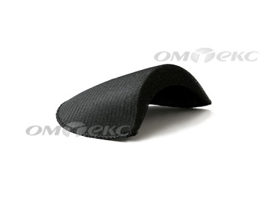 Плечевые накладки OВТ-10, обшитые, цвет чёрный - купить в Твери. Цена: 17.64 руб.