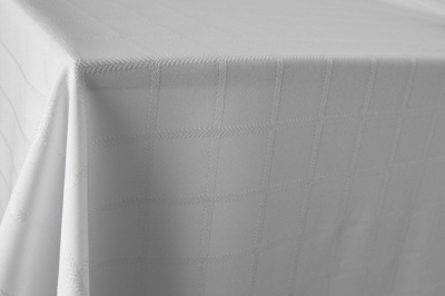 Скатертная ткань 25536/2005, 174 гр/м2, шир.150см, цвет белый - купить в Твери. Цена 269.46 руб.