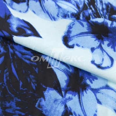 Плательная ткань "Фламенко" 19.1, 80 гр/м2, шир.150 см, принт растительный - купить в Твери. Цена 241.49 руб.