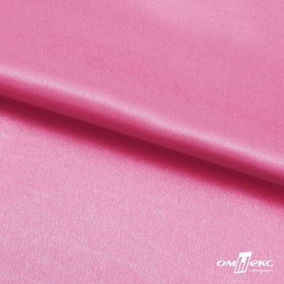 Поли креп-сатин 15-2215, 125 (+/-5) гр/м2, шир.150см, цвет розовый - купить в Твери. Цена 155.57 руб.