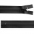Молния водонепроницаемая PVC Т-7, 18 см, неразъемная, цвет чёрный - купить в Твери. Цена: 21.20 руб.