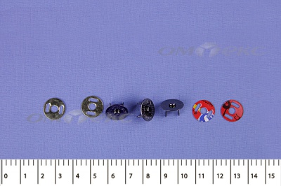 Кнопки магнитные МКМ-02, диам. 18 мм, никель - купить в Твери. Цена: 14.49 руб.