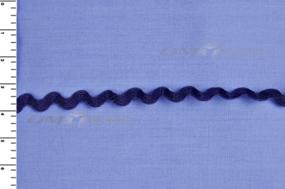 Тесьма плетеная "Вьюнчик"/т.синий - купить в Твери. Цена: 48.03 руб.