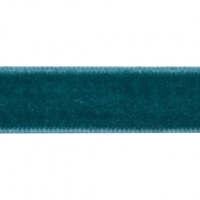 Лента бархатная нейлон, шир.12 мм, (упак. 45,7м), цв.65-изумруд - купить в Твери. Цена: 392 руб.
