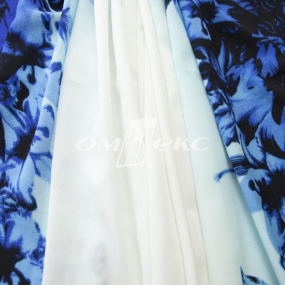 Плательная ткань "Фламенко" 19.1, 80 гр/м2, шир.150 см, принт растительный - купить в Твери. Цена 241.49 руб.