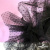 Евро-фатин горох, 100% полиэфир, 15 г/м2, 150 см. 16-167/черный - купить в Твери. Цена 241.13 руб.