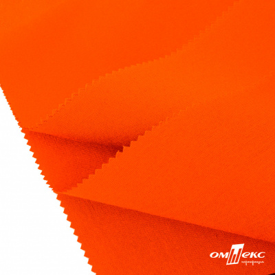 Ткань смесовая для спецодежды "Униформ" 17-1350, 200 гр/м2, шир.150 см, цвет люм.оранжевый - купить в Твери. Цена 138.73 руб.