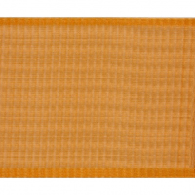 Лента капроновая "Гофре", шир. 110 мм/уп. 50 м, цвет оранжевый - купить в Твери. Цена: 26.93 руб.