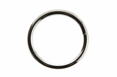 Кольцо металлическое d-3 х 32 мм, цв.-никель - купить в Твери. Цена: 3.92 руб.