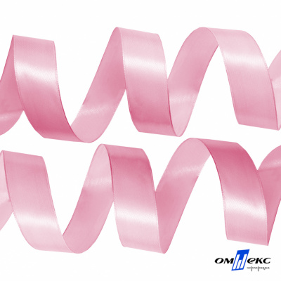 050-нежно-розовый Лента атласная упаковочная (В) 85+/-5гр/м2, шир.25 мм (1/2), 25+/-1 м - купить в Твери. Цена: 53.96 руб.