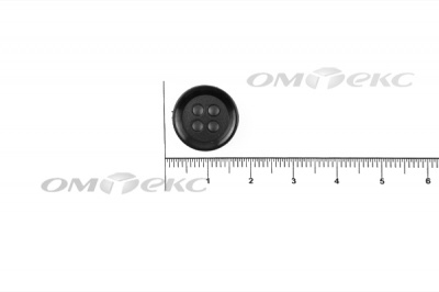 51400/15 мм (4 пр) черные пуговицы - купить в Твери. Цена: 0.67 руб.