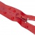 Молния водонепроницаемая PVC Т-7, 90 см, разъемная, цвет (820) красный - купить в Твери. Цена: 61.18 руб.