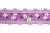 Тесьма декоративная 0385-6169, шир. 25 мм/уп. 22,8+/-1 м, цвет 01-фиолетовый - купить в Твери. Цена: 387.43 руб.