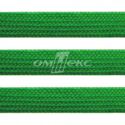 Шнур 15мм плоский (100+/-1м) №16 зеленый - купить в Твери. Цена: 10.21 руб.