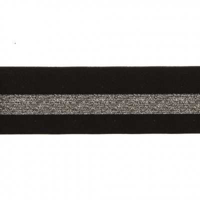 #2/6-Лента эластичная вязаная с рисунком шир.52 мм (45,7+/-0,5 м/бобина) - купить в Твери. Цена: 69.33 руб.