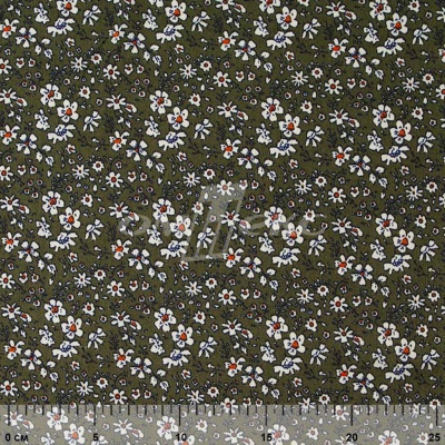 Плательная ткань "Фламенко" 11.2, 80 гр/м2, шир.150 см, принт растительный - купить в Твери. Цена 259.21 руб.