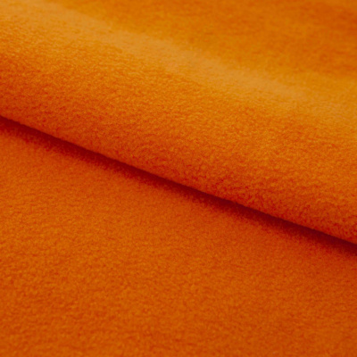 Флис DTY 16-1358, 250 г/м2, шир. 150 см, цвет оранжевый - купить в Твери. Цена 640.46 руб.