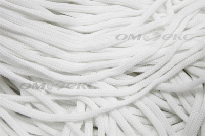 Шнур Т-02 (4с2) мелкое плетение 4мм 100 м белый - купить в Твери. Цена: 2.50 руб.