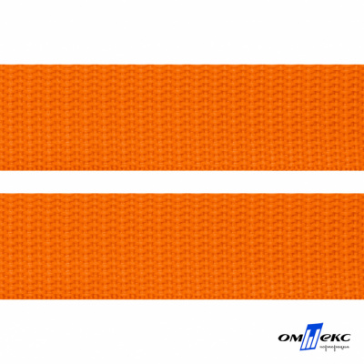 Оранжевый - цв.523 - Текстильная лента-стропа 550 гр/м2 ,100% пэ шир.50 мм (боб.50+/-1 м) - купить в Твери. Цена: 797.67 руб.