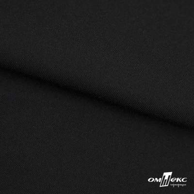Ткань костюмная "Матте" 80% P, 16% R, 4% S, 170 г/м2, шир.150 см, цв-черный #1 - купить в Твери. Цена 376.70 руб.