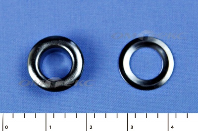 Люверсы металлические, блочка/кольцо, №5 (8 мм) упак.1000 шт- цв.никель - купить в Твери. Цена: 392 руб.