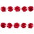 Тесьма плетеная "Рюш", упак. 9,14 м, цвет красный - купить в Твери. Цена: 46.82 руб.