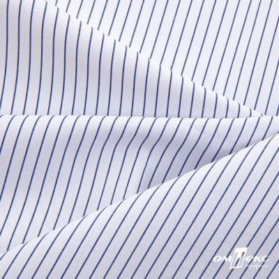Ткань сорочечная Ронда, 115 г/м2, 58% пэ,42% хл, шир.150 см, цв.4-синяя, (арт.114) - купить в Твери. Цена 306.69 руб.