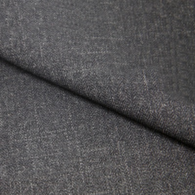 Ткань костюмная 25388 2010А, 207 гр/м2, шир.150см, цвет т.серый - купить в Твери. Цена 353.07 руб.