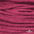 Шнур плетеный d-6 мм, 70% хлопок 30% полиэстер, уп.90+/-1 м, цв.1068-фуксия - купить в Твери. Цена: 588 руб.