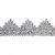 Тесьма металлизированная 0384-0240, шир. 40 мм/уп. 25+/-1 м, цвет серебро - купить в Твери. Цена: 490.74 руб.