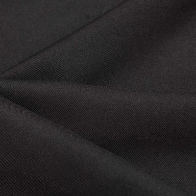 Ткань костюмная 21010 2044, 225 гр/м2, шир.150см, цвет черный - купить в Твери. Цена 390.73 руб.
