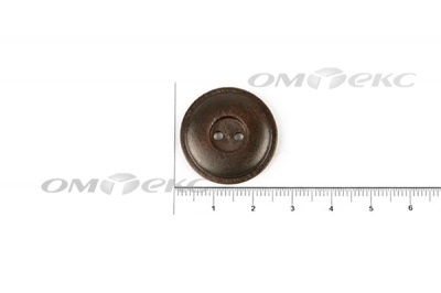 Пуговица деревянная круглая №54 (25мм) - купить в Твери. Цена: 4.12 руб.