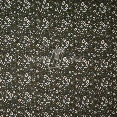 Плательная ткань "Фламенко" 11.2, 80 гр/м2, шир.150 см, принт растительный - купить в Твери. Цена 259.21 руб.