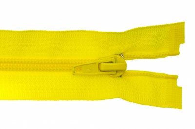 Спиральная молния Т5 131, 40 см, автомат, цвет жёлтый - купить в Твери. Цена: 13.03 руб.
