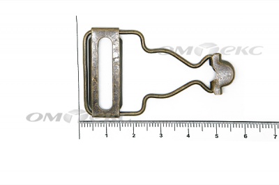 Застежки для комбинезонов металлическая 32 мм Никель (20ШТ)  - купить в Твери. Цена: 3.18 руб.