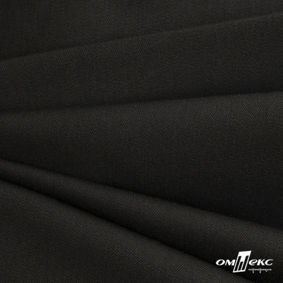 Костюмная ткань с вискозой "Диана", 260 гр/м2, шир.150см, цвет чёрный - купить в Твери. Цена 434.07 руб.