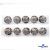 119-02 Кнопки пришивные декоративные металл 25 мм, цв.-никель - купить в Твери. Цена: 30.23 руб.