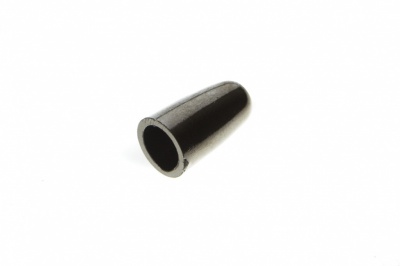 8100-Наконечник пластиковый под металл 15 мм-тем.никель - купить в Твери. Цена: 2.45 руб.