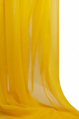 Портьерный капрон 13-0858, 47 гр/м2, шир.300см, цвет 21/жёлтый - купить в Твери. Цена 137.27 руб.