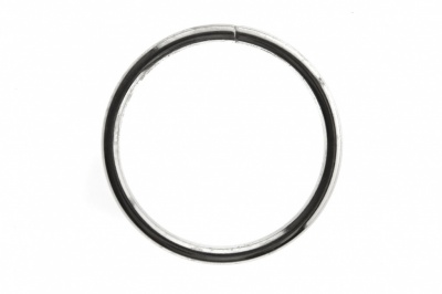 Кольцо металлическое №40 мм, цв.-никель - купить в Твери. Цена: 4.45 руб.