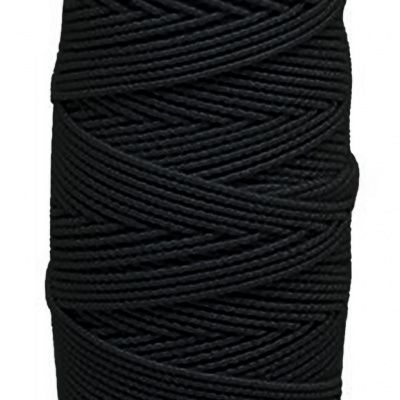 Нитка - резинка Спандекс 25 м (уп-10шт)-чёрные - купить в Твери. Цена: 36.02 руб.