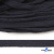 Шнур плетеный d-8 мм плоский, 70% хлопок 30% полиэстер, уп.85+/-1 м, цв.1010-т.синий - купить в Твери. Цена: 735 руб.