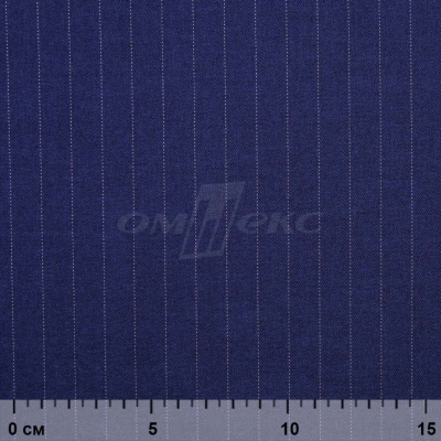 Костюмная ткань "Жаклин", 188 гр/м2, шир. 150 см, цвет тёмно-синий - купить в Твери. Цена 430.84 руб.