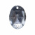 Стразы пришивные акриловые арт.#39/10 - "Кристал", 10х14 мм - купить в Твери. Цена: 0.69 руб.