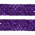 Тесьма с пайетками 12, шир. 35 мм/уп. 25+/-1 м, цвет фиолет - купить в Твери. Цена: 1 308.30 руб.