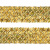 Тесьма с пайетками D16, шир. 35 мм/уп. 25+/-1 м, цвет золото - купить в Твери. Цена: 1 281.60 руб.