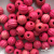 0309-Бусины деревянные "ОмТекс", 16 мм, упак.50+/-3шт, цв.023-розовый - купить в Твери. Цена: 62.22 руб.