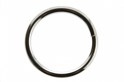 Кольцо металлическое d-38 мм, цв.-никель - купить в Твери. Цена: 4.94 руб.